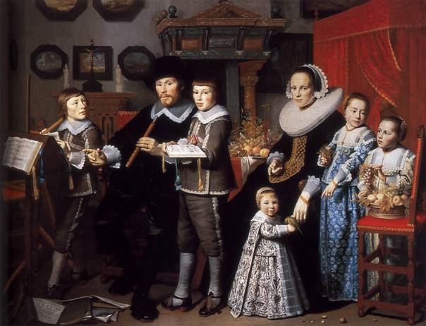 Michiel van der Dussen and His Family  1640  by Hendrick Cornelisz. van Vliet   1611-1675  Stedelijk Museum Het Prinsenhof  Delft